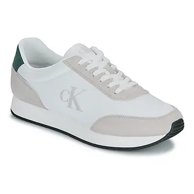 Calvin Klein Jeans RETRO RUNNER ICONIC SNK men's Shoes (Trainers) in White