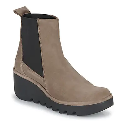 Fly London BLU women's Mid Boots in Beige