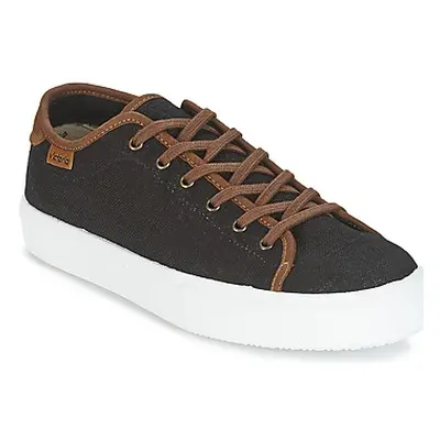 Victoria BASKET LINO DETALLE MARRON men's Shoes (Trainers) in Black