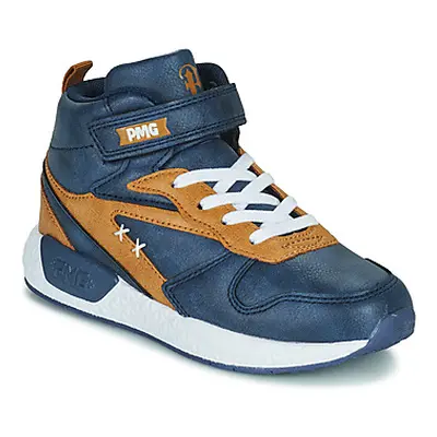 Primigi B G MEGA boys's Children's Shoes (High-top Trainers) in Blue