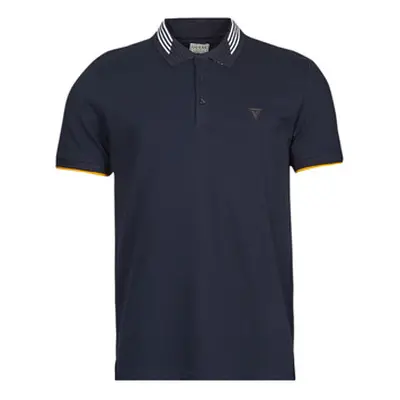 Guess OZ SS POLO men's Polo shirt in Blue