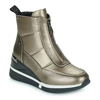 Xti 143079-PLUMB women's Shoes (High-top Trainers) in Gold