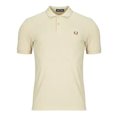 Fred Perry PLAIN men's Polo shirt in Beige