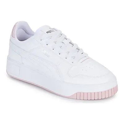 Puma Carina Street Holo 2.0 Jr girls's Children's Shoes (Trainers) in White