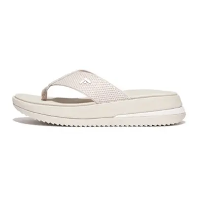 FitFlop SURFF TWO - TONE WEBBING TOE - POST SANDALS women's Flip flops / Sandals (Shoes) in Beig