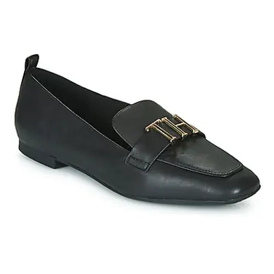 Tommy Hilfiger POLISHED TOMMY LOAFER women's Loafers / Casual Shoes in Black