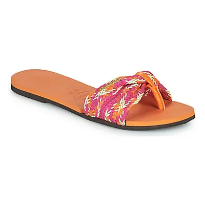 Havaianas YOU ST TROPEZ MESH women's Flip flops / Sandals (Shoes) in Orange