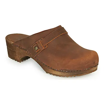 Sanita URSANA women's Clogs (Shoes) in Brown