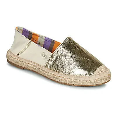 Only ONLEVA-11 women's Espadrilles / Casual Shoes in Gold