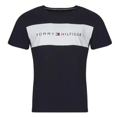 Tommy Hilfiger SS T-SHIRT BLOCK LOGO men's T shirt in Blue