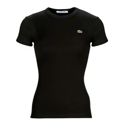 Lacoste TF5538-031 women's T shirt in Black