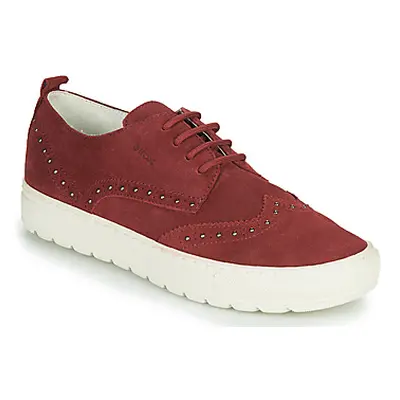 Geox D BREEDA women's Shoes (Trainers) in Bordeaux