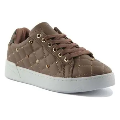 Guess Fl8Beeele12 Reea women's Trainers in Brown