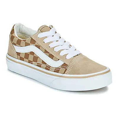 Vans Old Skool girls's Children's Shoes (Trainers) in Beige