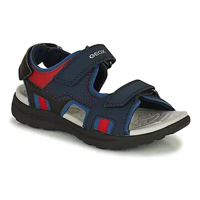 Geox J VANIETT BOY B boys's Children's Shoes (Trainers) in Marine