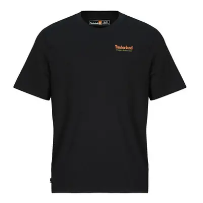 Timberland Outdoor Inspired Back Graphic Tee men's T shirt in Black