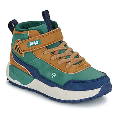 Primigi B G STORM boys's Children's Shoes (High-top Trainers) in Green