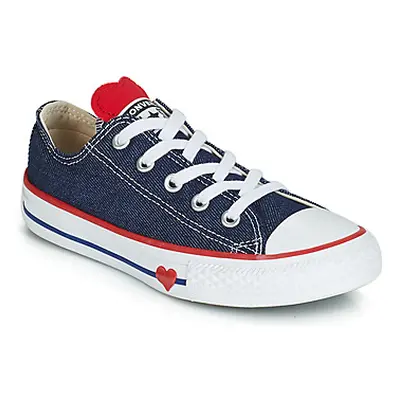 Converse CHUCK TAYLOR ALL STAR SUCKER FOR LOVE DENIM OX girls's Children's Shoes (Trainers) in B