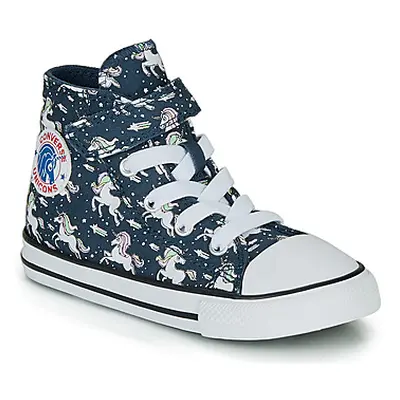 Converse CHUCK TAYLOR ALL STAR 1V UNICONS HI girls's Children's Shoes (High-top Trainers) in Blu