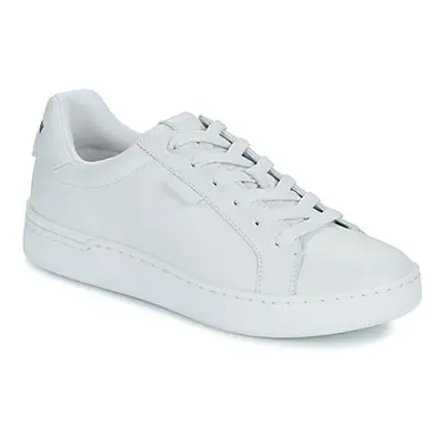 Coach LOWLINE LEATHER women's Shoes (Trainers) in White