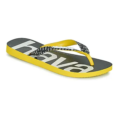 Havaianas TOP LOGOMANIA MID TECH men's Flip flops / Sandals (Shoes) in Black