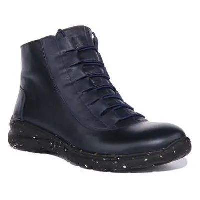 Justinreess England Womens Super Soft Ankle Boots women's Boots in Blue