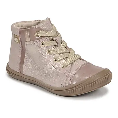 GBB OUNA girls's Children's Shoes (High-top Trainers) in Pink