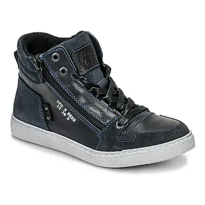 Bullboxer AGM531E6L-NGBLK boys's Children's Shoes (High-top Trainers) in Blue