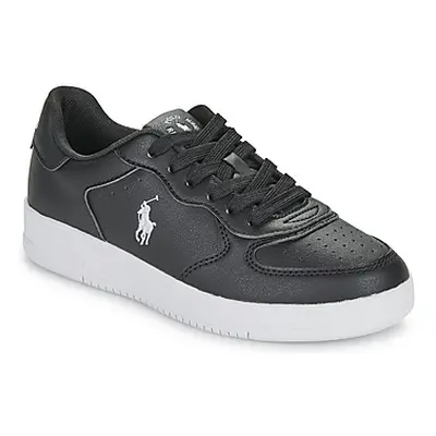 Polo Ralph Lauren MASTERS COURT girls's Children's Shoes (Trainers) in Black