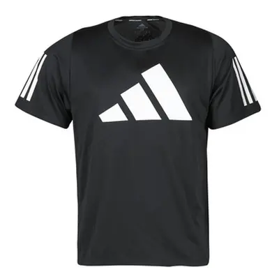 Adidas FL 3 BAR TEE men's T shirt in Black