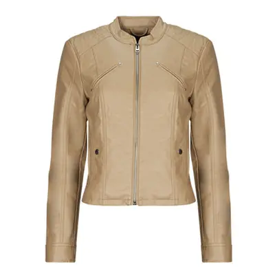 Vero Moda VMFAVODONA women's Leather jacket in Brown