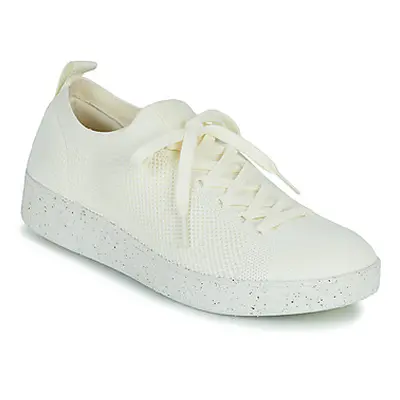 FitFlop RALLY e01 MULTI-KNIT TRAINERS women's Shoes (Trainers) in White