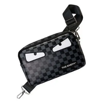 The Enemy Eyes Checkered men's Bag in Black