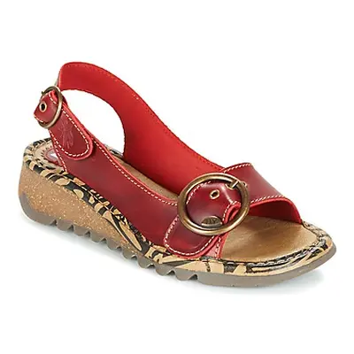 Fly London TRAMFLY women's Sandals in Red