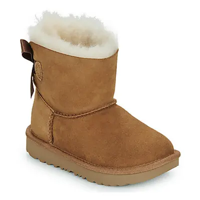 UGG T MINI BAILEY BOW II girls's Children's Mid Boots in Brown