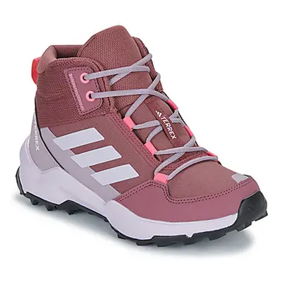 Adidas TERREX AX4R MID K girls's Children's Walking Boots in Bordeaux