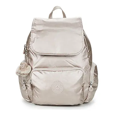 Kipling CITY ZIP S women's Backpack in Silver