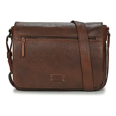 Wylson HANOI men's Messenger bag in Brown