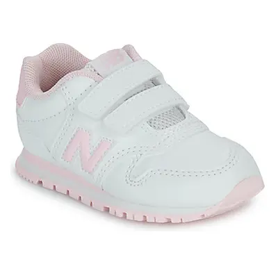 New Balance 500 girls's Children's Shoes (Trainers) in White