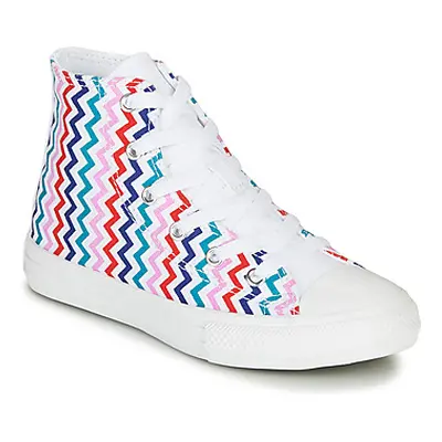 Converse CHUCK TAYLOR ALL STAR VLTG - HI girls's Children's Shoes (High-top Trainers) in White