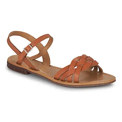 Geox D SOZY S women's Sandals in Brown