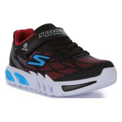 Skechers Flex Glow Elite girls's Trainers in Red