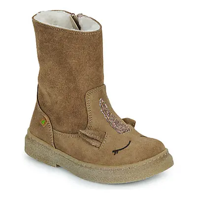 El Naturalista Polvere girls's Children's High Boots in Brown