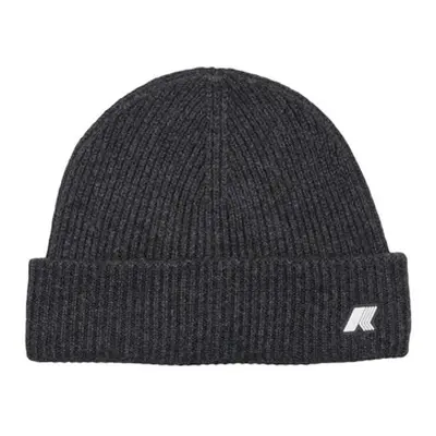 K-Way BRICE CARDIGAN STITCH WOOL men's Beanie in Black