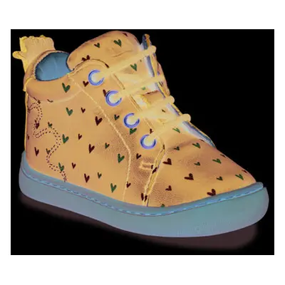 Easy Peasy MY DEBOO LACET+ girls's Children's Shoes (High-top Trainers) in Blue