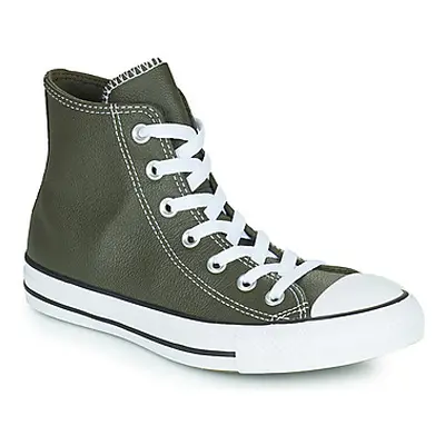 Converse CHUCK TAYLOR ALL STAR SEASONAL LEATHER HI men's Shoes (High-top Trainers) in Kaki