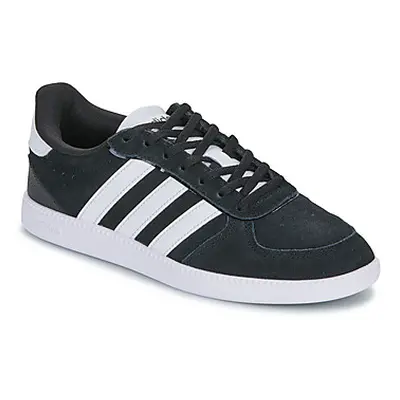 Adidas BREAKNET SLEEK SUEDE women's Shoes (Trainers) in Black