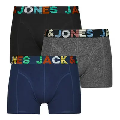 Jack & Jones JACETHAN X3 men's Boxer shorts in Multicolour