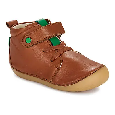 Kickers SONIZIKRO boys's Children's Mid Boots in Brown