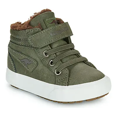 Kangaroos Kavu III boys's Children's Shoes (High-top Trainers) in Kaki